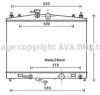 AVA QUALITY COOLING DN2376 Radiator, engine cooling